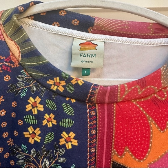 Farm Rio mixed scarves sweatshirt - Picture 3 of 5